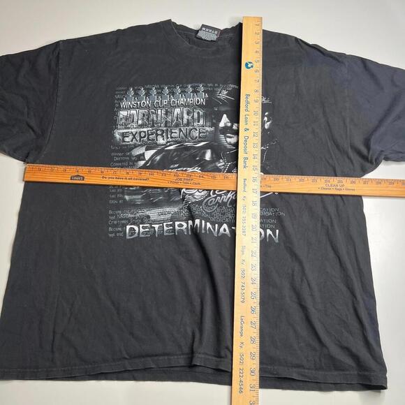 Vintage 2000s Dale Earnhardt NASCAR T-Shirt 2XL Black Chase Authentics Racing - Picture 2 of 7